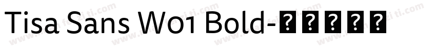 Tisa Sans W01 Bold字体转换